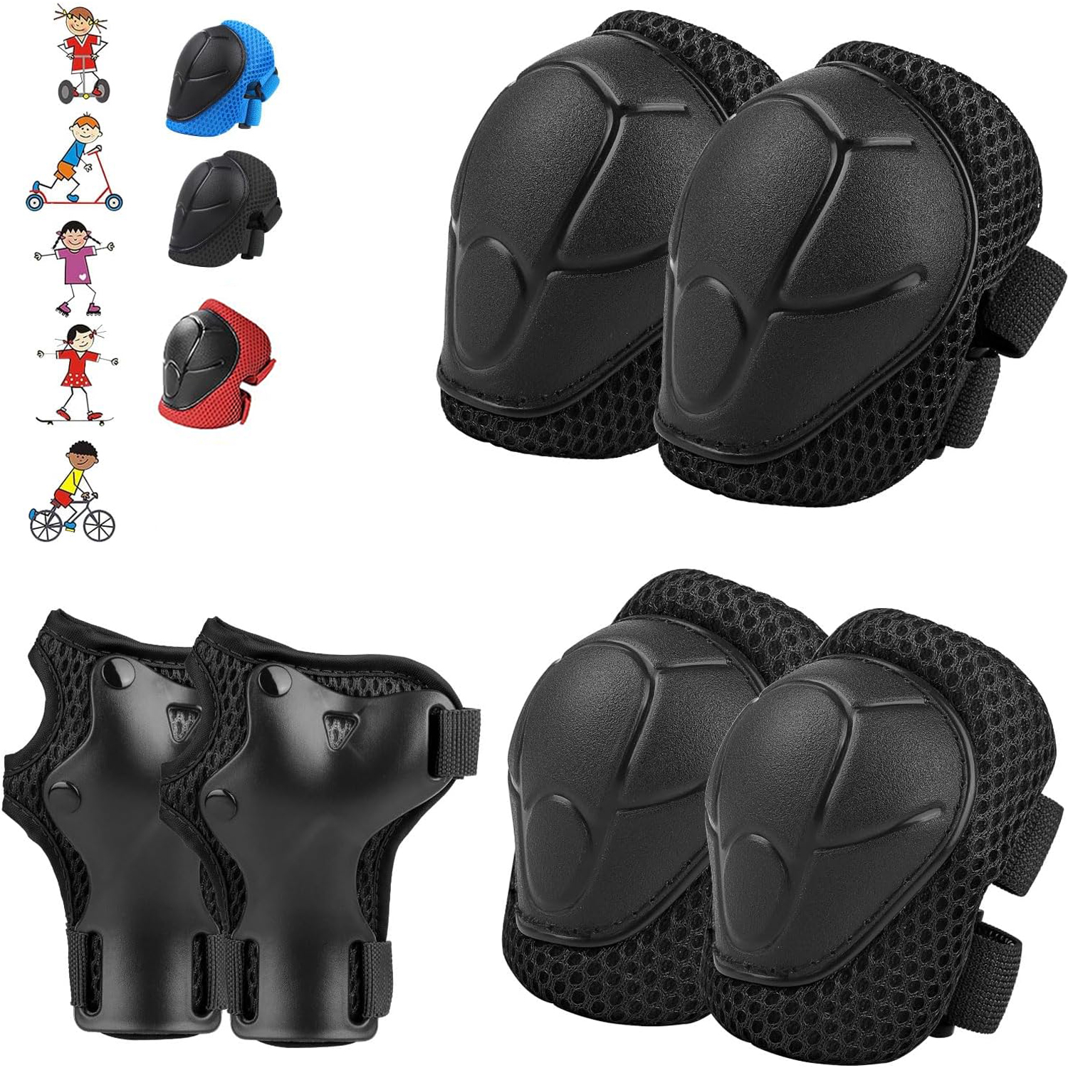 6PCS Kids Protective Gear Set  – Cycling Protective Gear Kids recenzja i cena