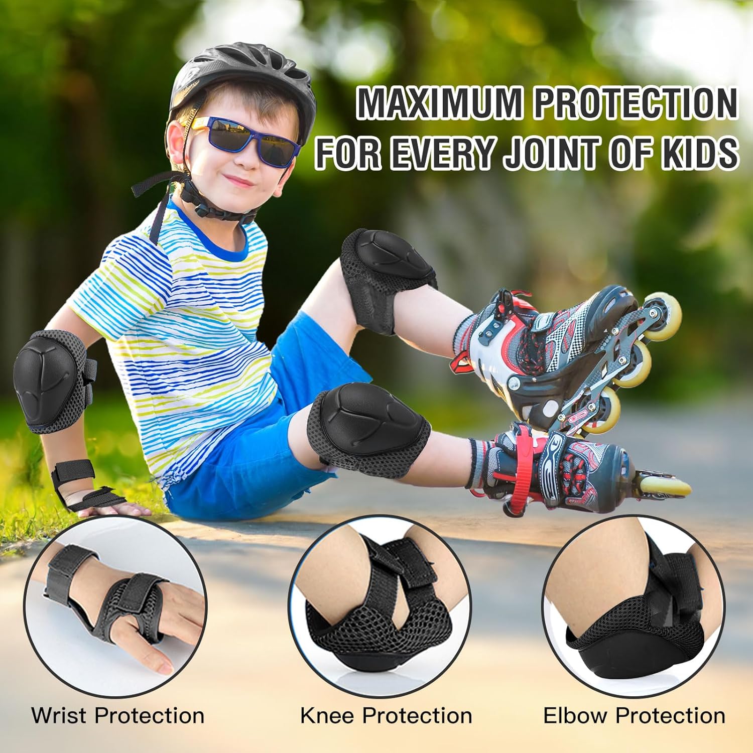 6PCS Kids Protective Gear Set  – Cycling Protective Gear Kids recenzja i cena