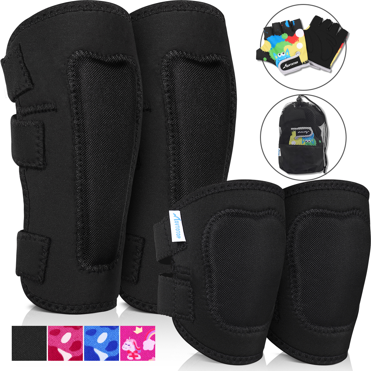 MOVTOTOP Protective Gear Set K – Cycling Protective Gear Kids recenzja i cena