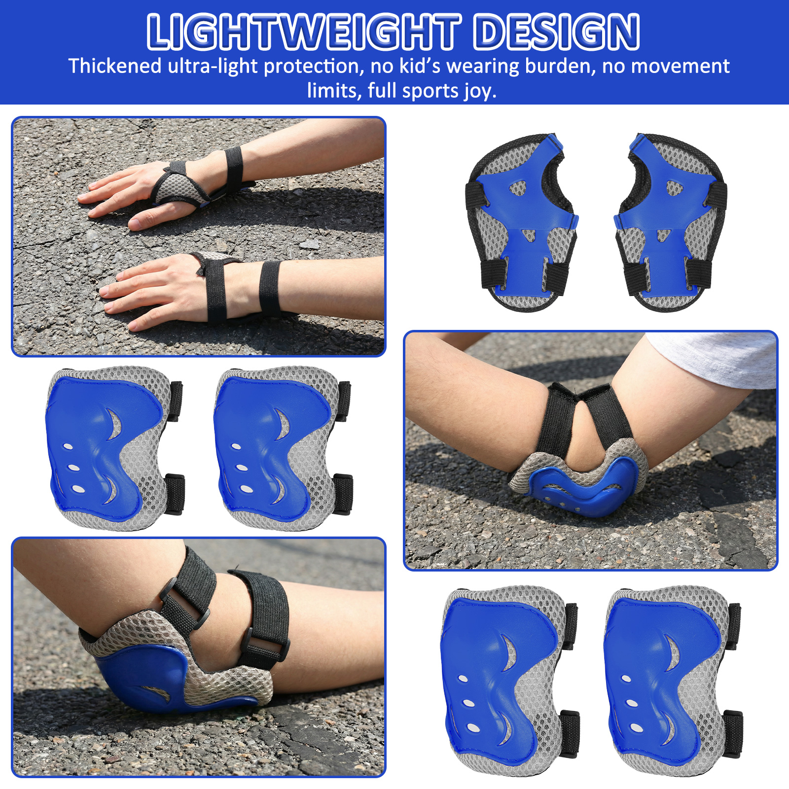 6 in 1 Knee Pads and Elbow Pad – Cycling Protective Gear Kids recenzja i cena