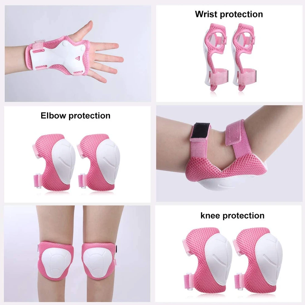 GOMOREON 6Pcs/Set Kids Knee Pa – Cycling Protective Gear Kids recenzja i cena