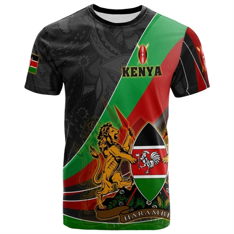 2024 Summer Cheap Kenya Flag T – Cycling Gear Kenya recenzja i cena