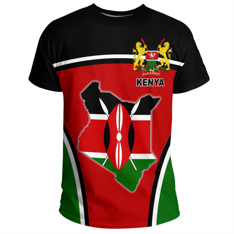 2024 Summer Cheap Kenya Flag T – Cycling Gear Kenya recenzja i cena
