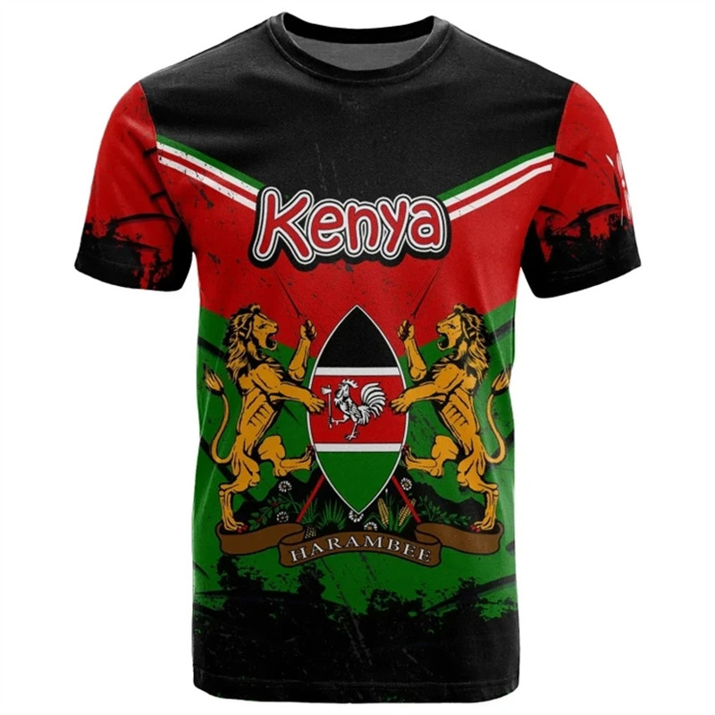 2024 Summer Cheap Kenya Flag T – Cycling Gear Kenya recenzja i cena
