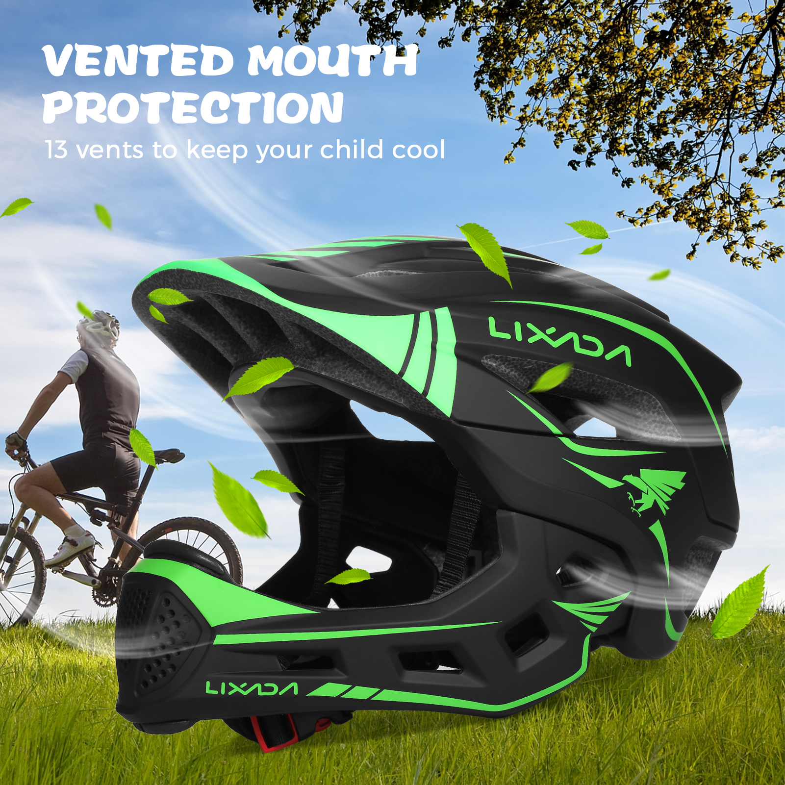 Lixada Kids Detachable Full Fa – Cycling Protective Gear Kids recenzja i cena