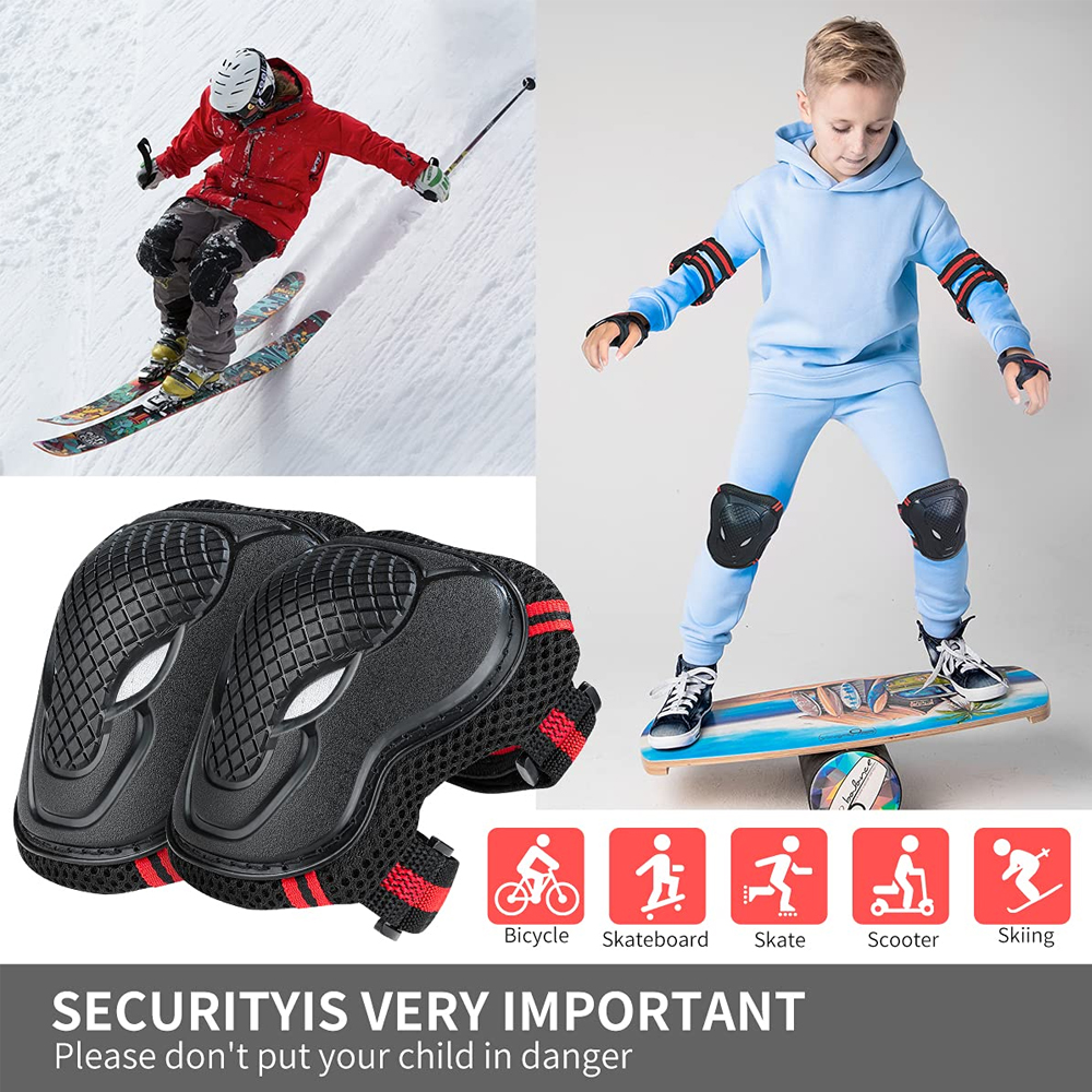 6Pcs/Set Sports Protective Gea – Cycling Protective Gear Kids recenzja i cena