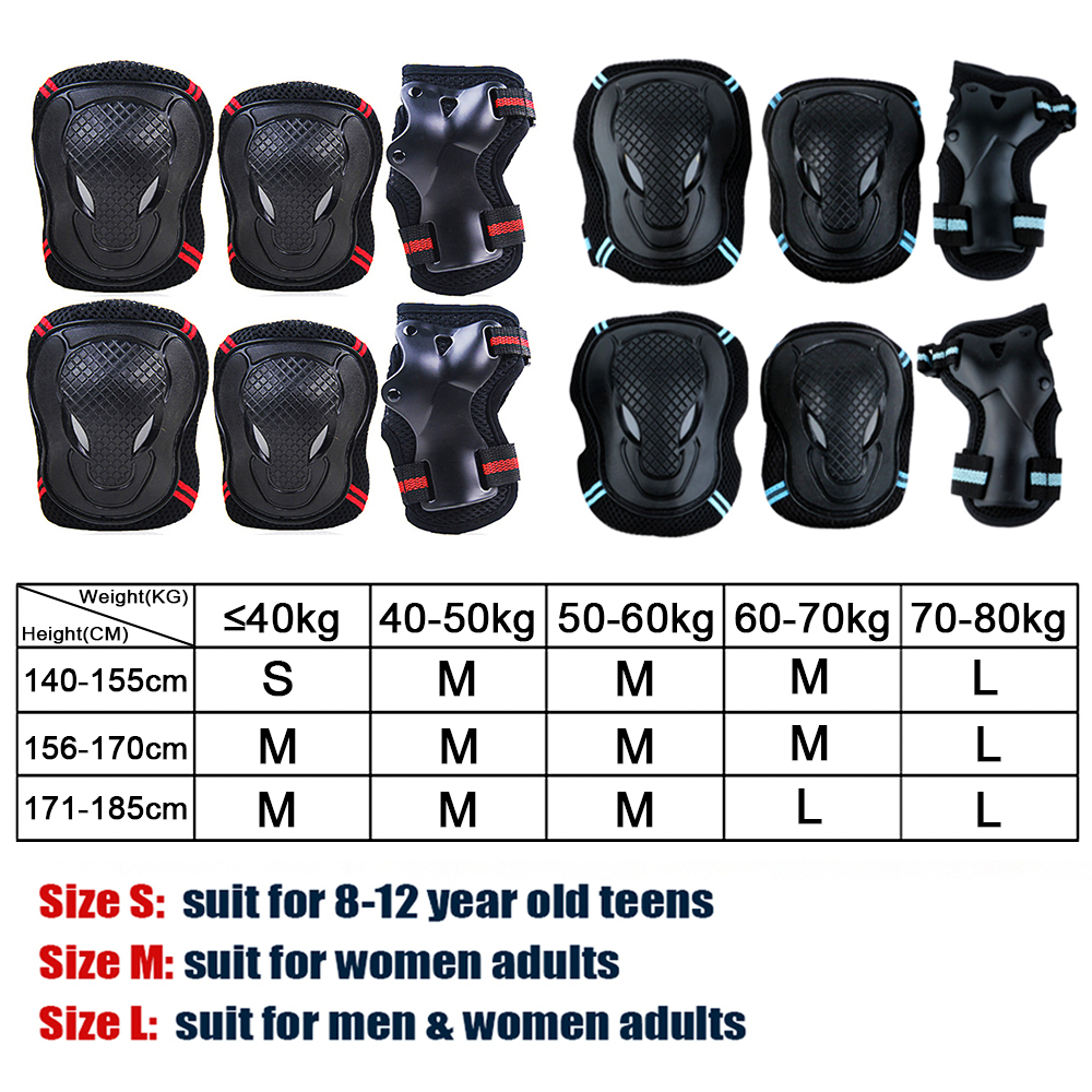 6Pcs/Set Sports Protective Gea – Cycling Protective Gear Kids recenzja i cena