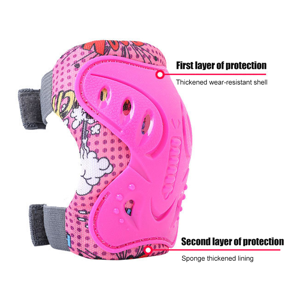6Pcs Kids 3-12 Years Knee Elbo – Cycling Protective Gear Kids recenzja i cena