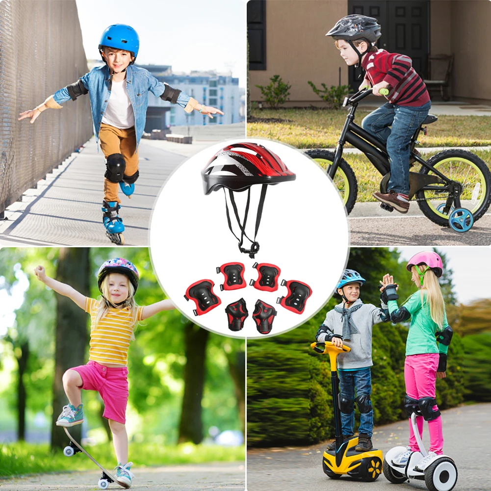 7Pcs Bicycle Sport Protective  – Cycling Protective Gear Kids recenzja i cena